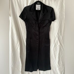 Vintage Moschino Cheap and Chic black dress Sz 8